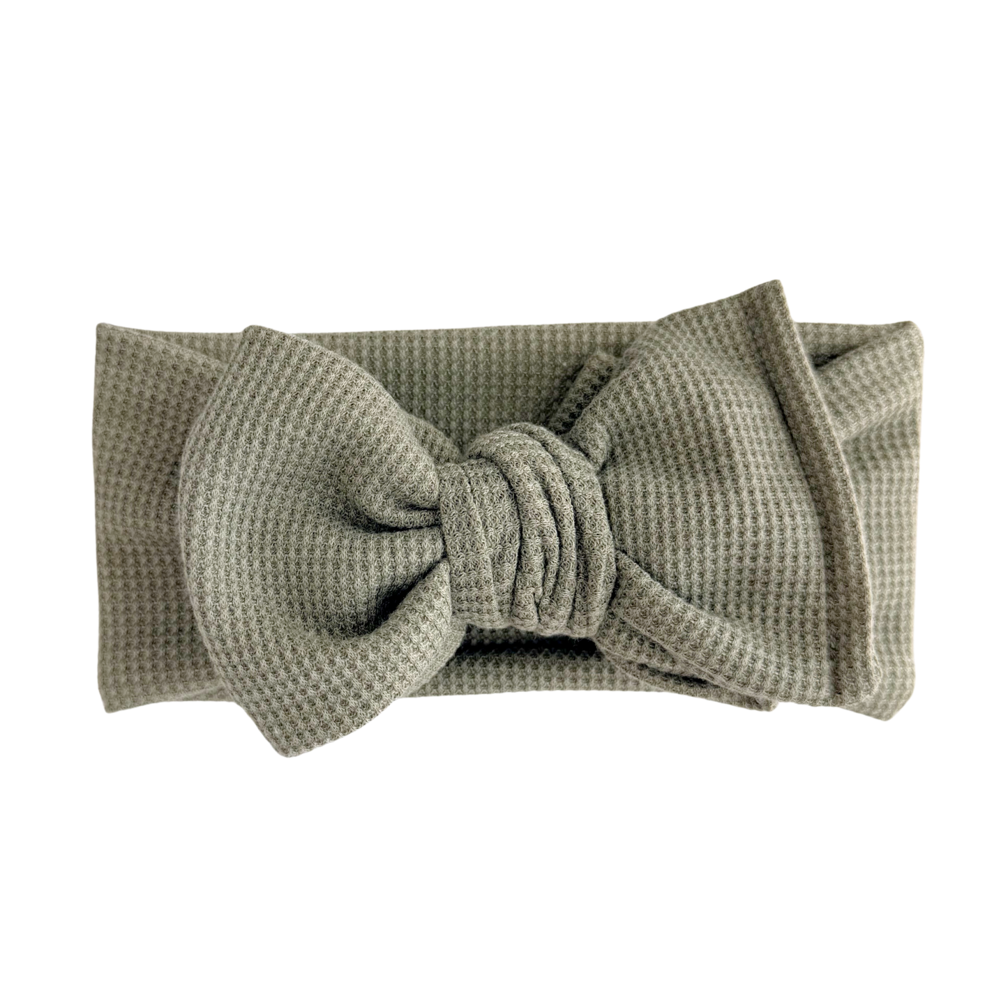 Sagebrush Waffle Baby Headband