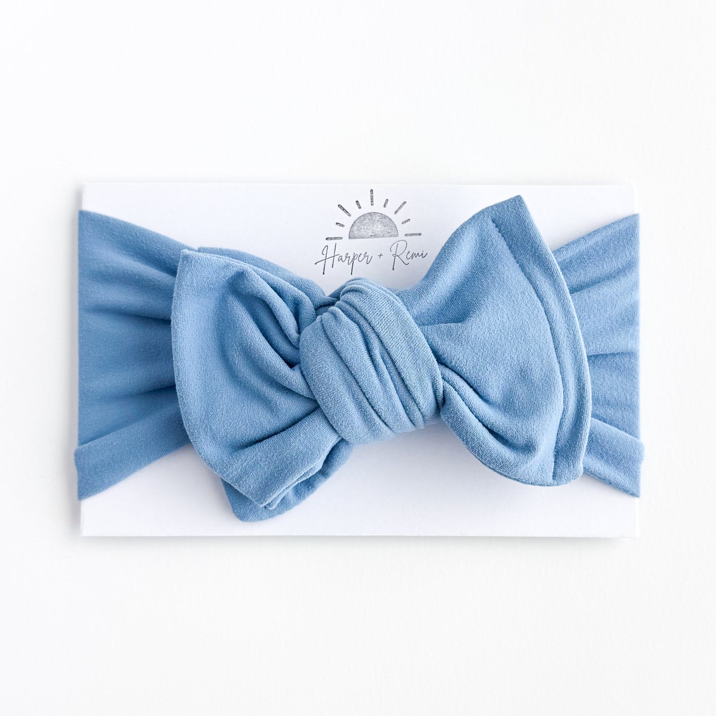 Bright Blue Brushed Baby Headband