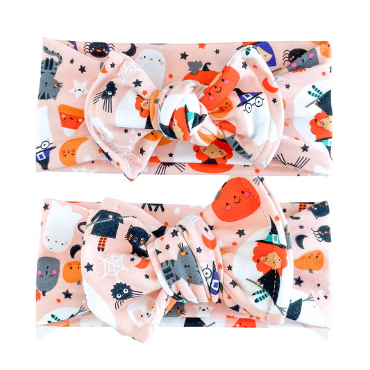 Boo Crew 👻 Halloween Cotton Jersey Baby Headband