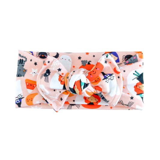 Boo Crew 👻 Halloween Cotton Jersey Baby Headband