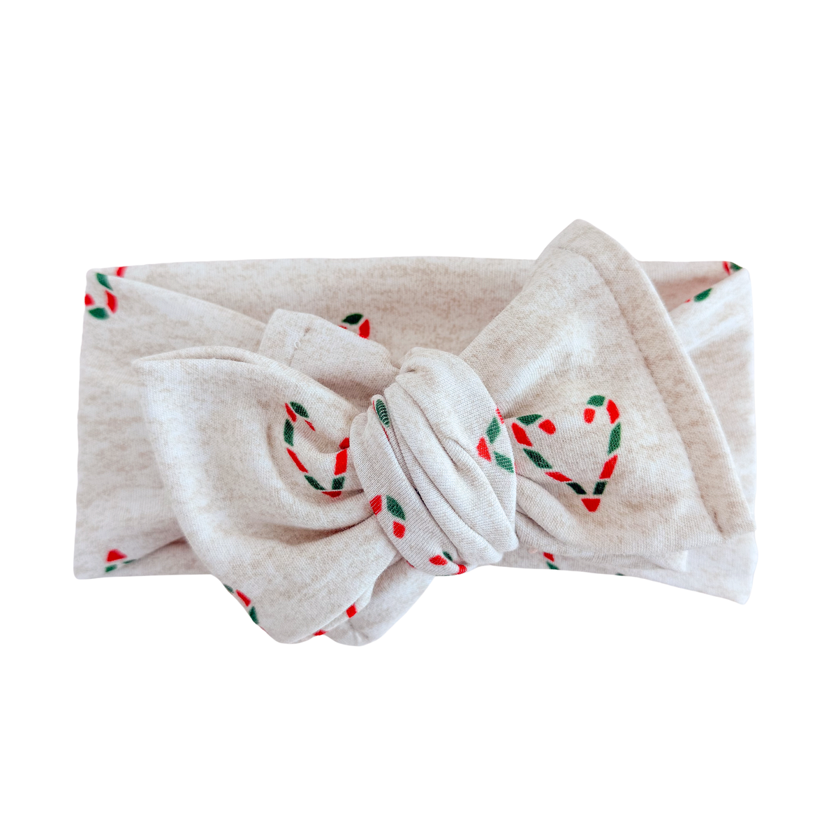 Candy Cane Hearts Christmas Baby Headband