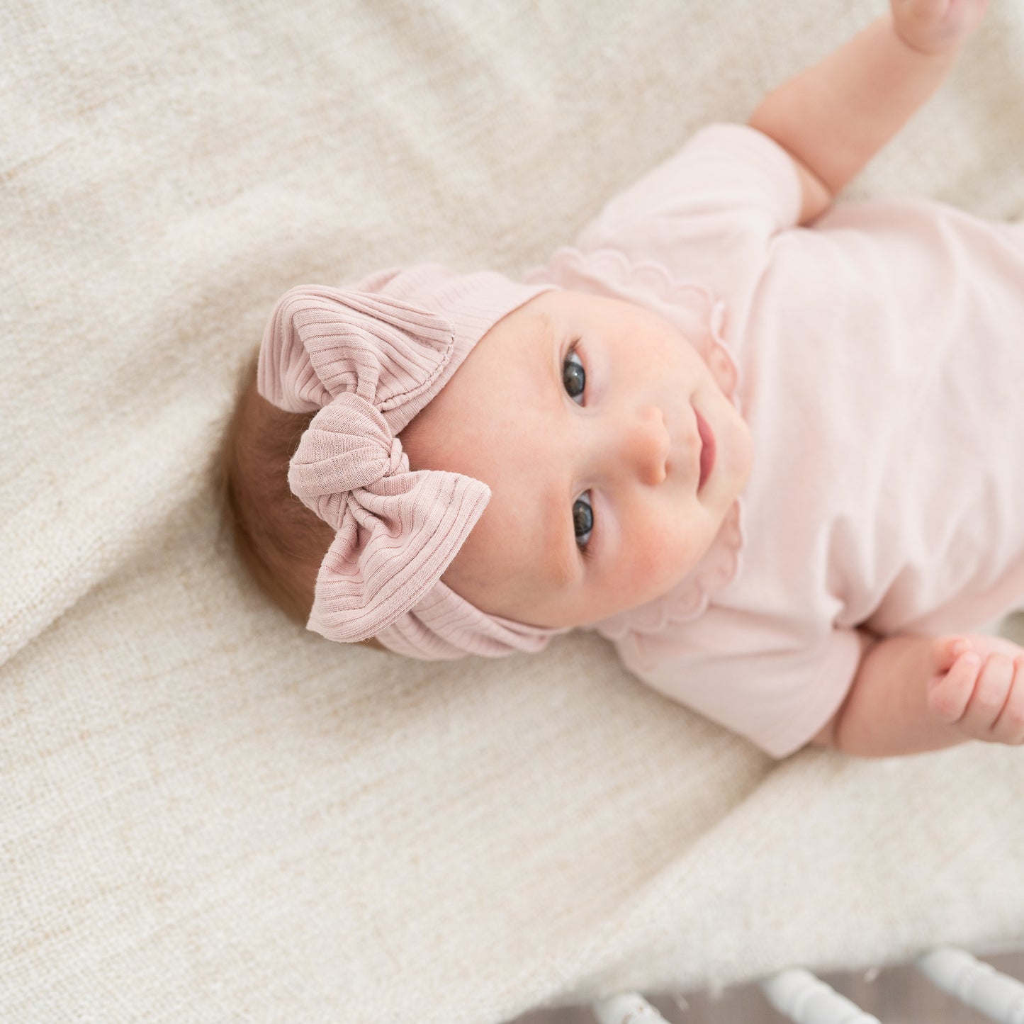 Golden Smilies | Neutral Baby Bow Bundle