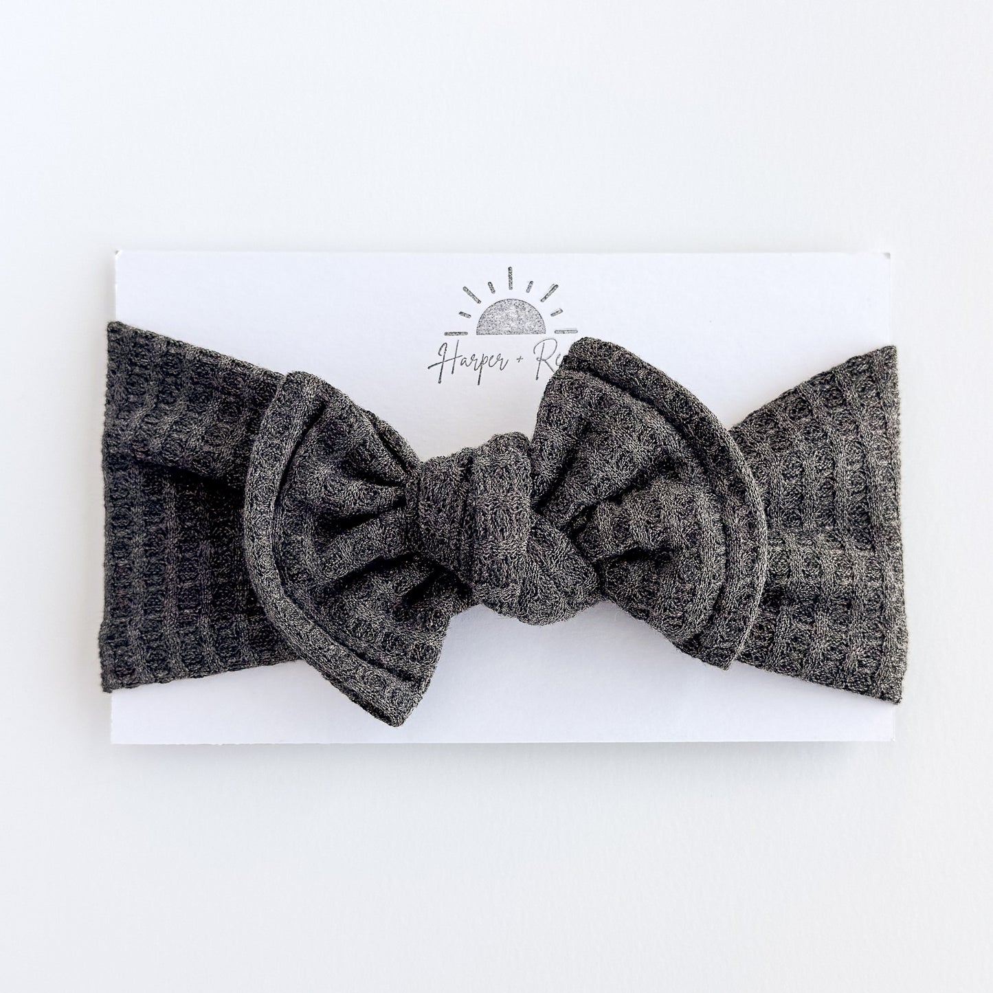Solid Spring Basics | Honeycomb Waffle Top Knot Bundle