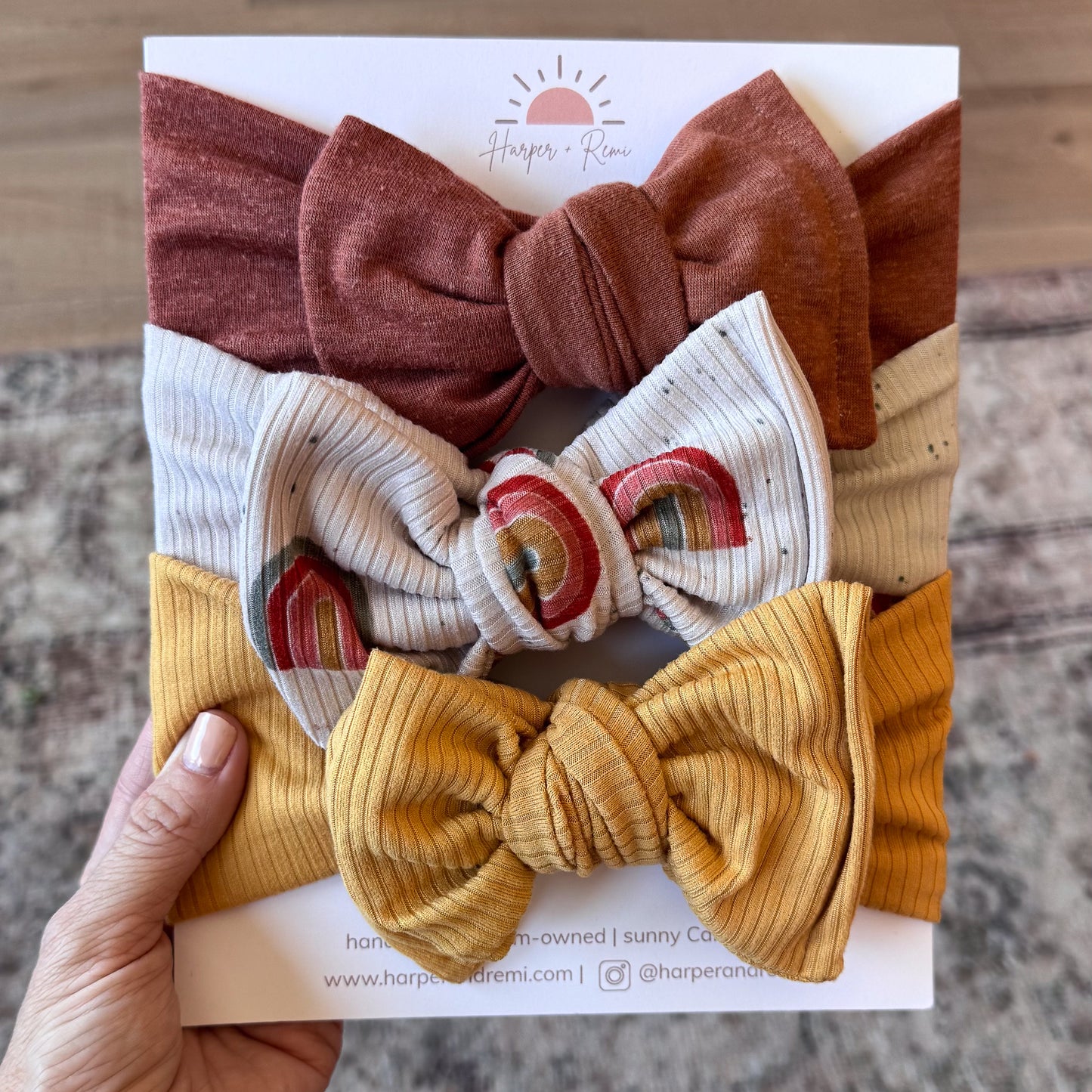 Harvest Rainbow | Fall Spice Bow Bundle