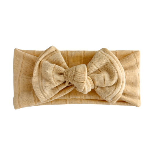 Honey | Lightweight Sweater Ribbed Baby Headband