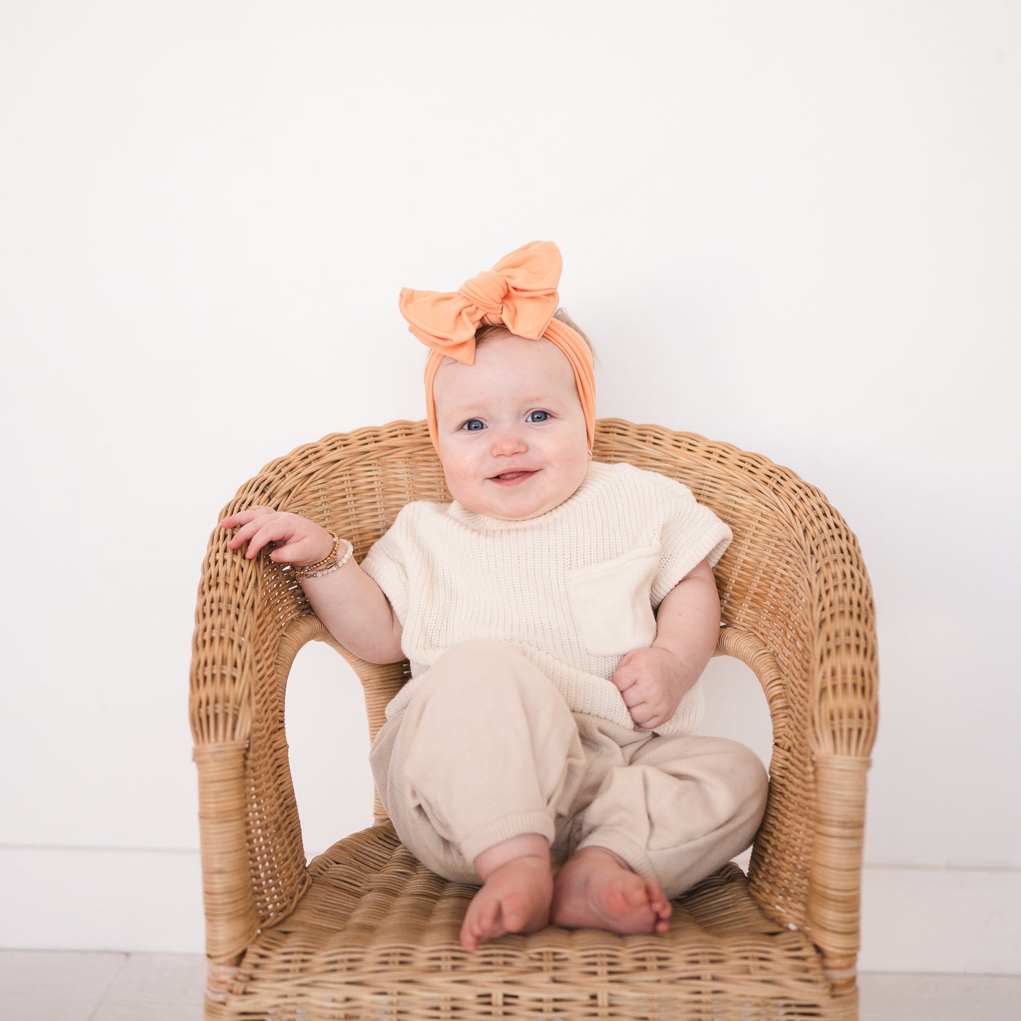 Melon Jersey Baby Headband