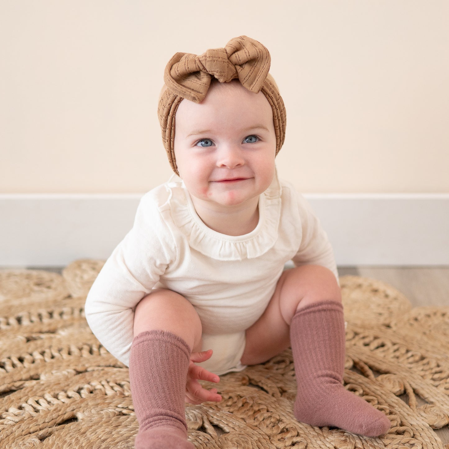 Pointelle Basics Bow Bundle | Mocha Neutral Solids