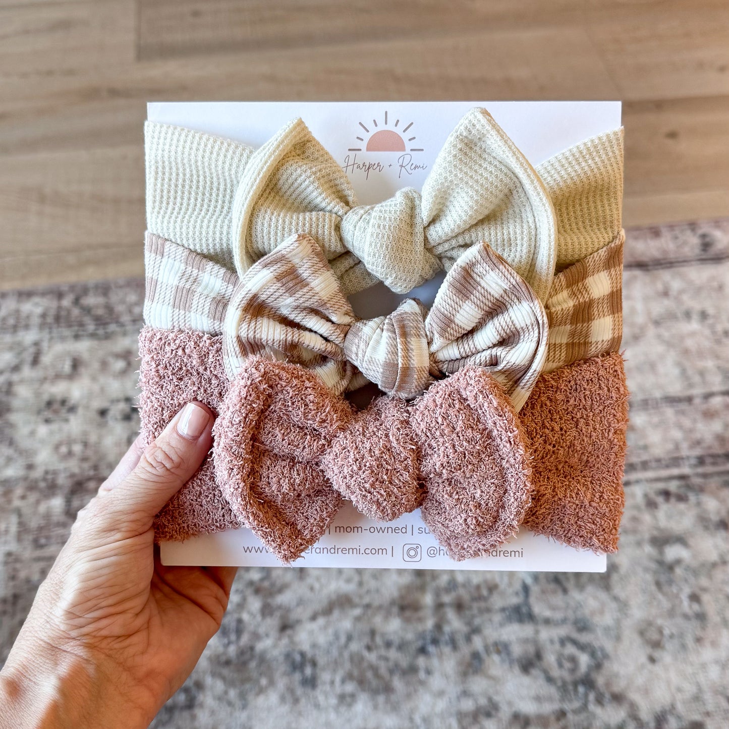 Pumpkin Patch Neutrals Bow Bundle