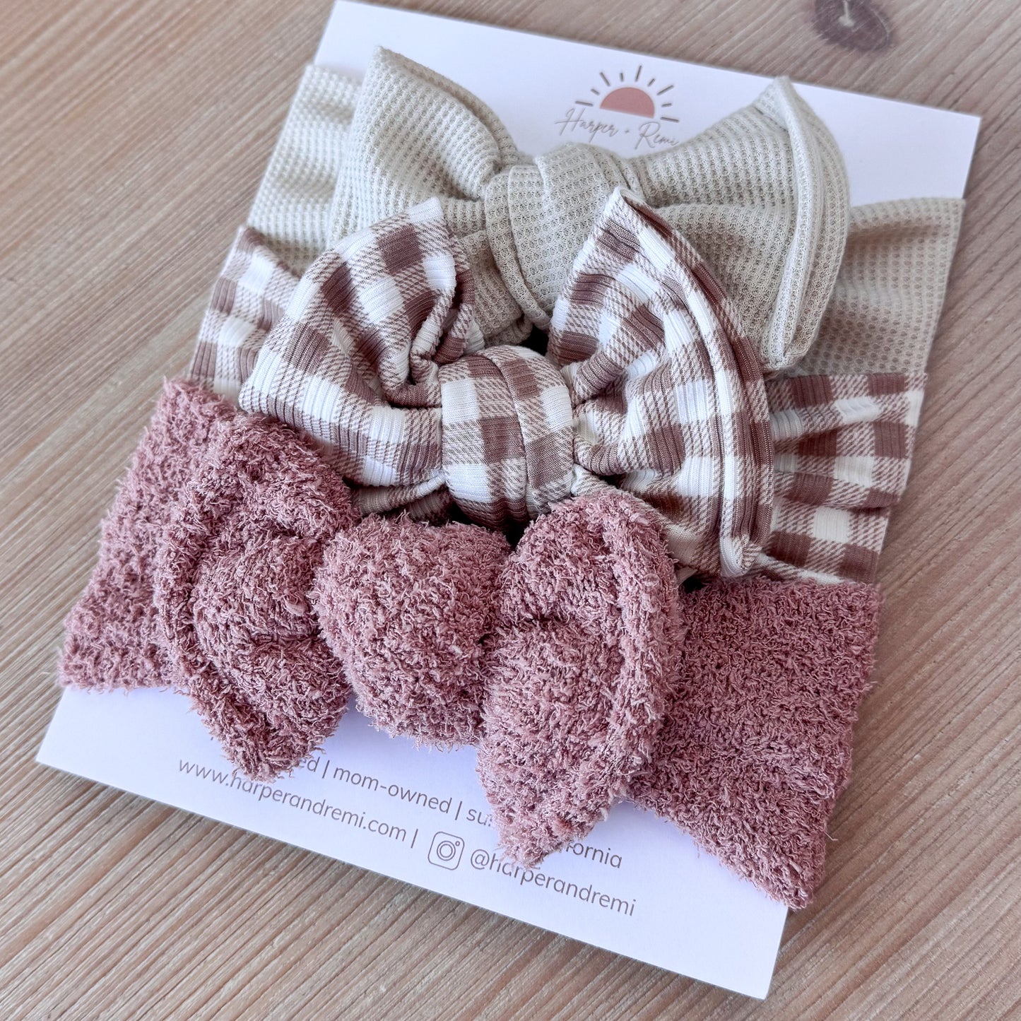 Pumpkin Patch Neutrals Bow Bundle