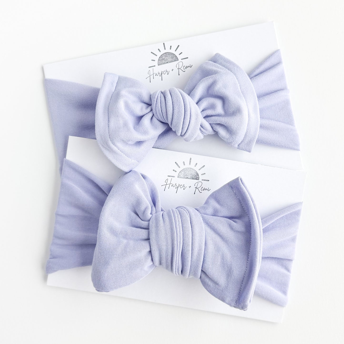 Lavender Jersey Baby Headband