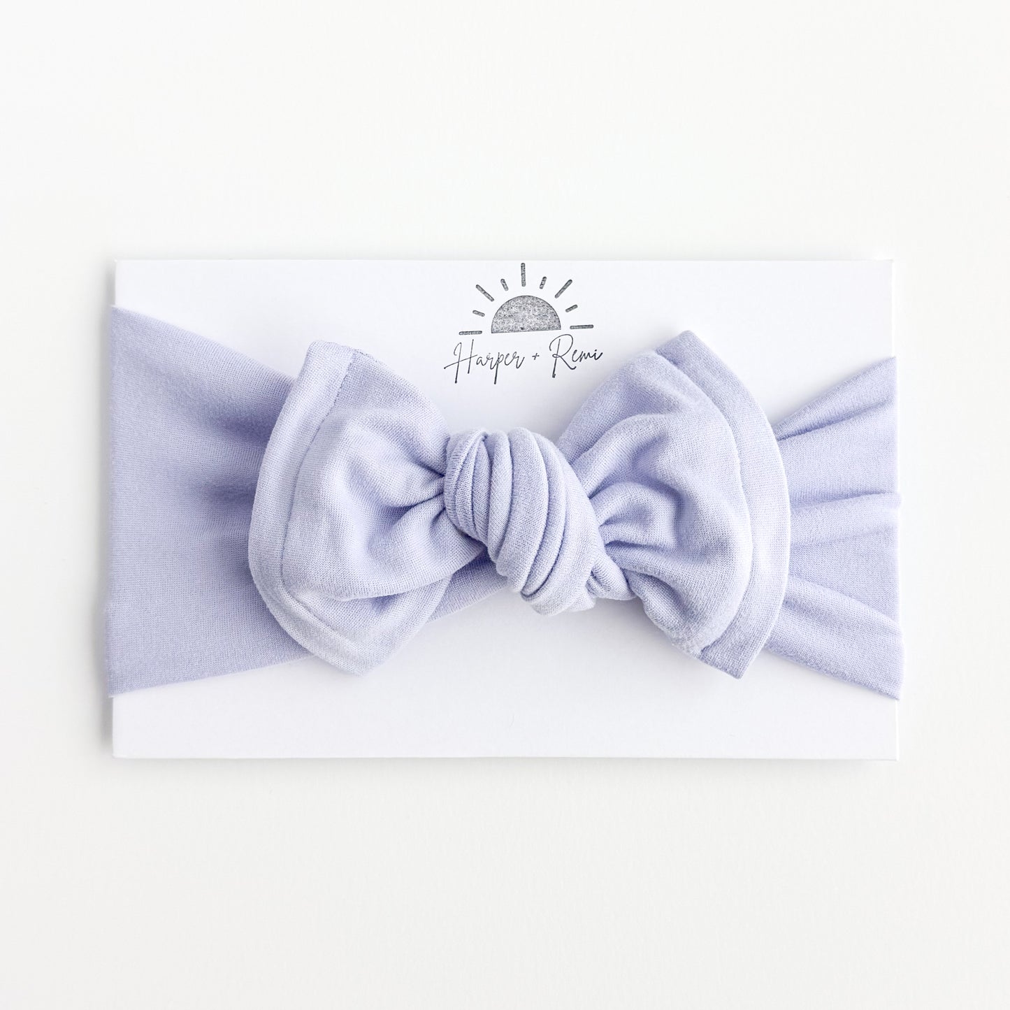Lavender Jersey Baby Headband