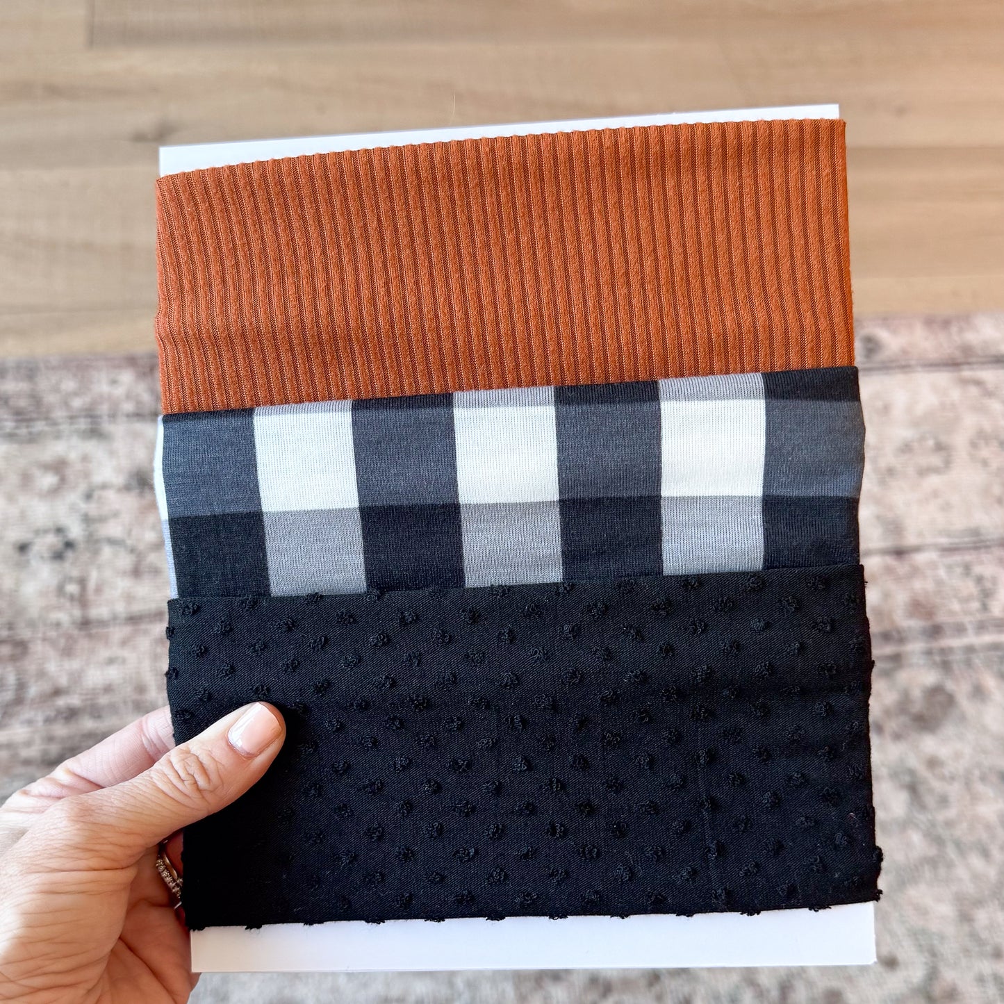 Spice & Buffalo Check | Fall Baby Bow Bundle