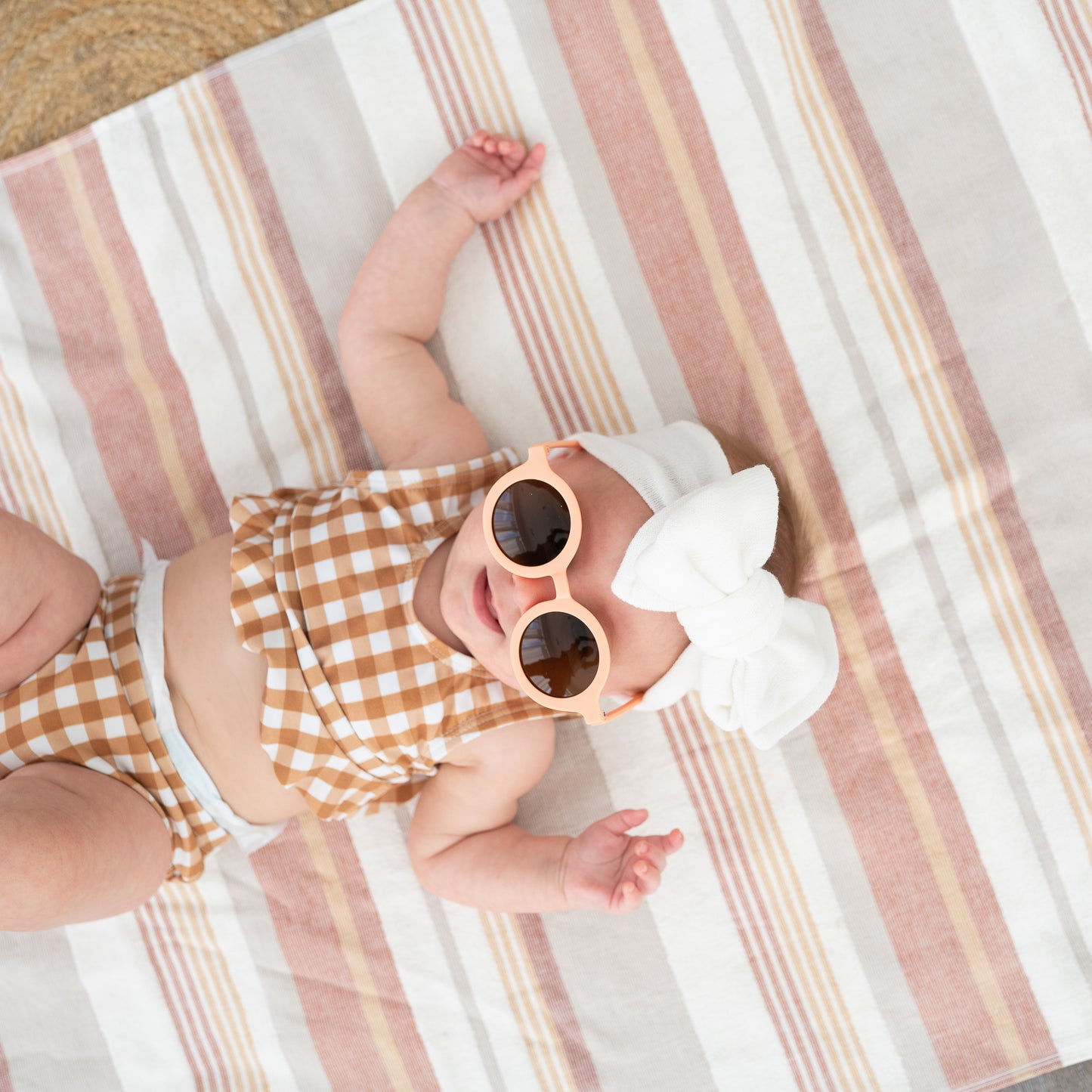 Ivory Terry Cloth Baby Headband