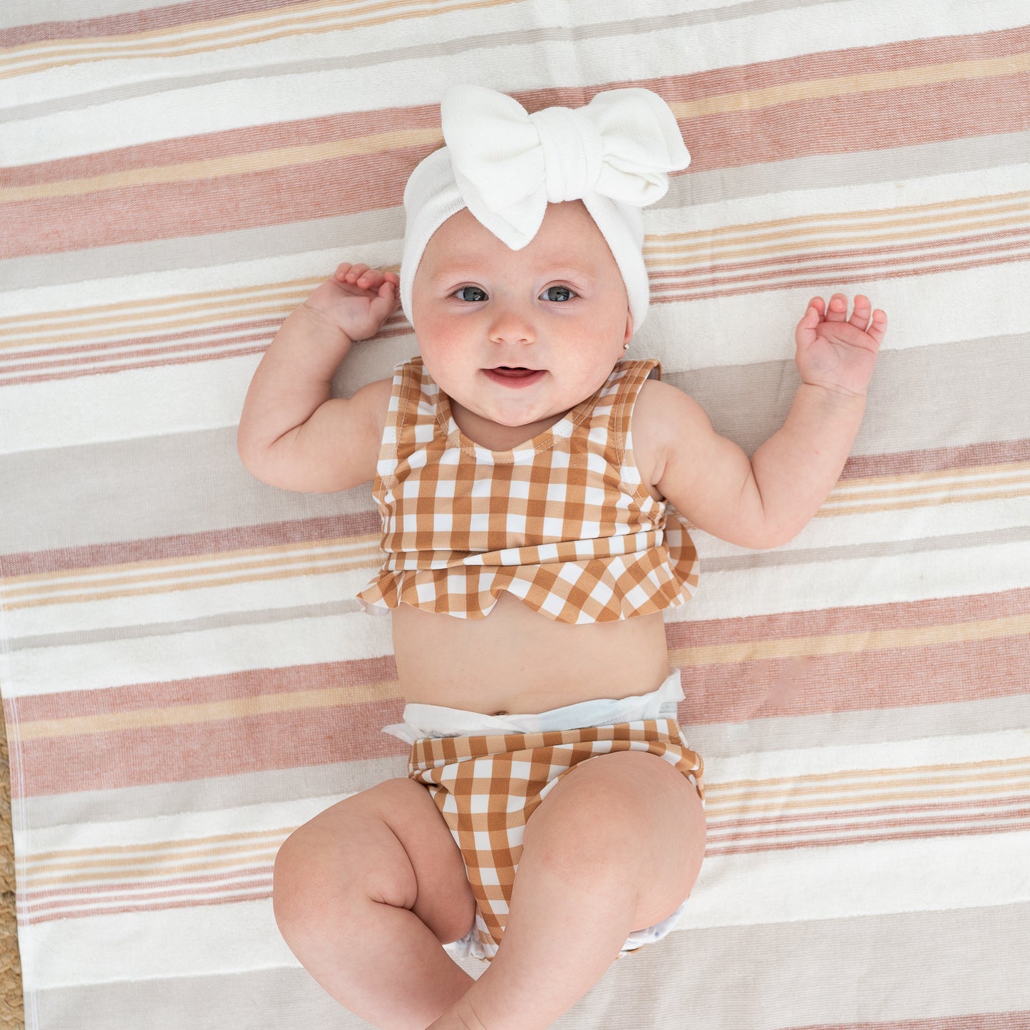 Ivory Terry Cloth Baby Headband