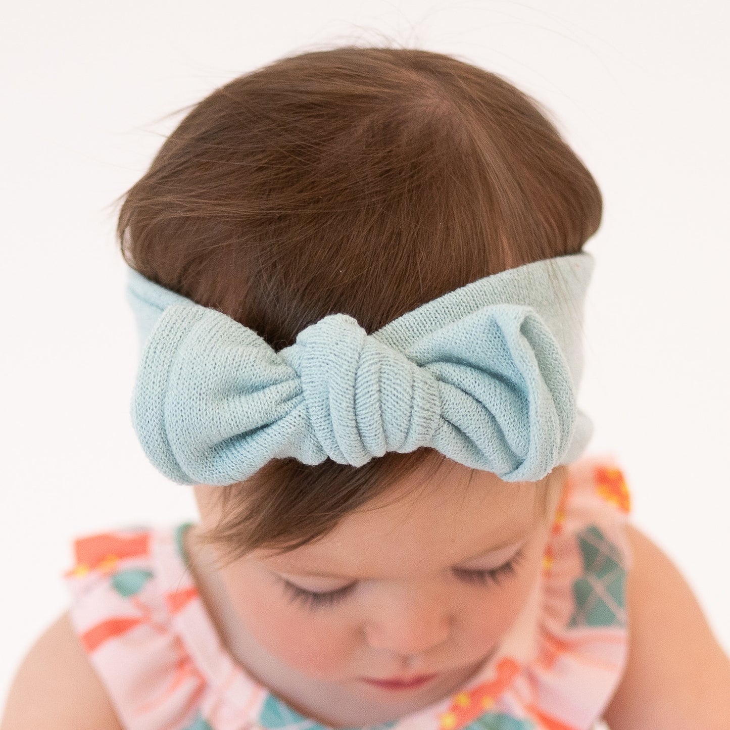 Mint Terry Cloth Baby Headband
