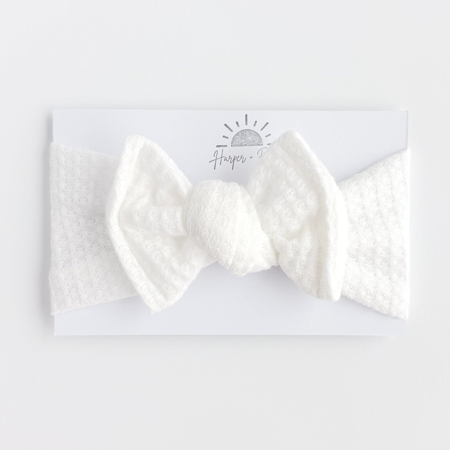 Solid Spring Basics | Honeycomb Waffle Top Knot Bundle