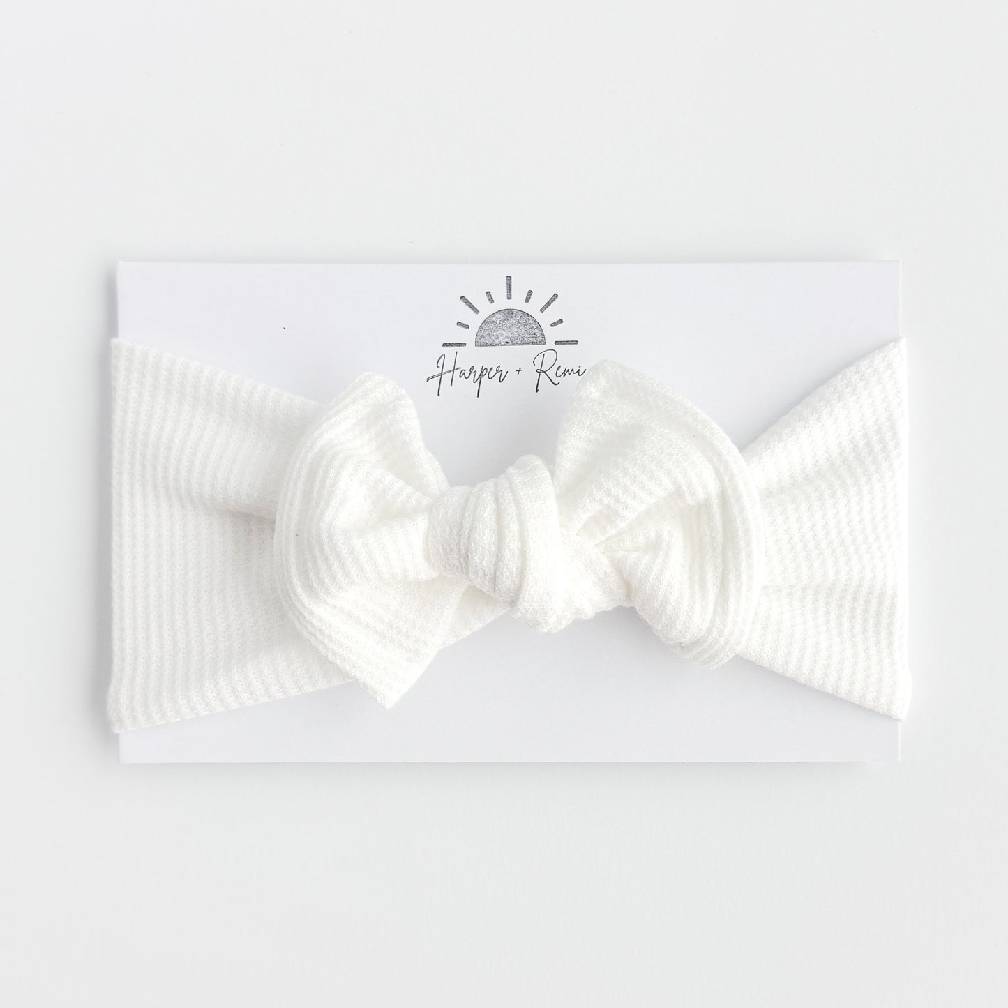 Solid Blue Basics | Waffle Top Knot Bundle