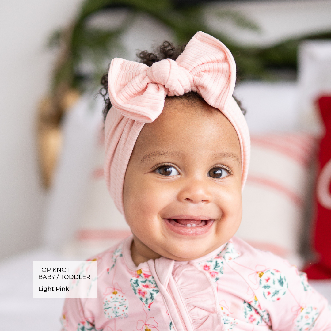 FREEBIE FRIDAY | Light Pink Ribbed Top Knot