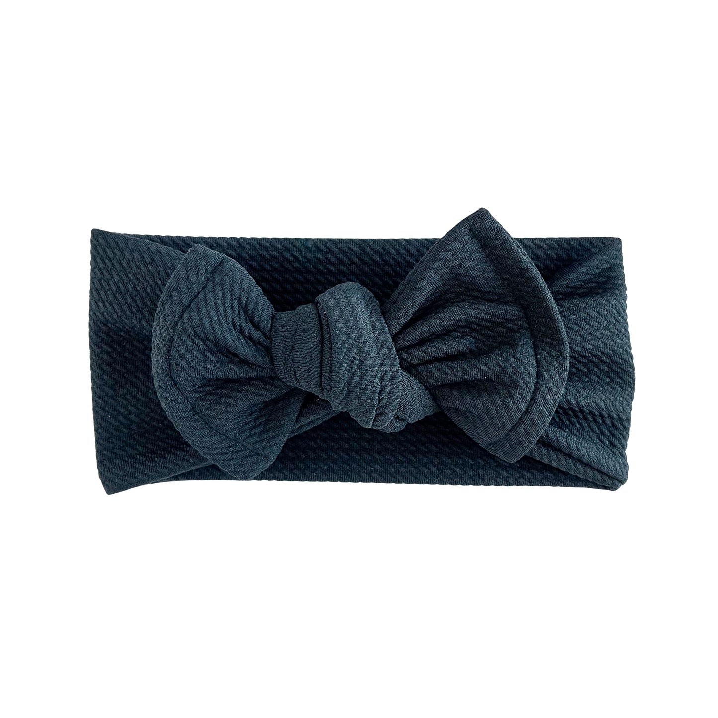 Black Chunky Bullet Baby Top Knot