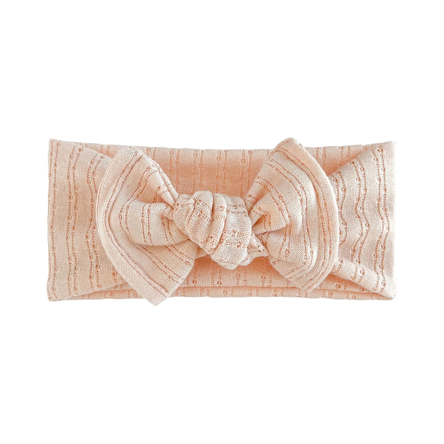 Blush Pointelle Baby Headband