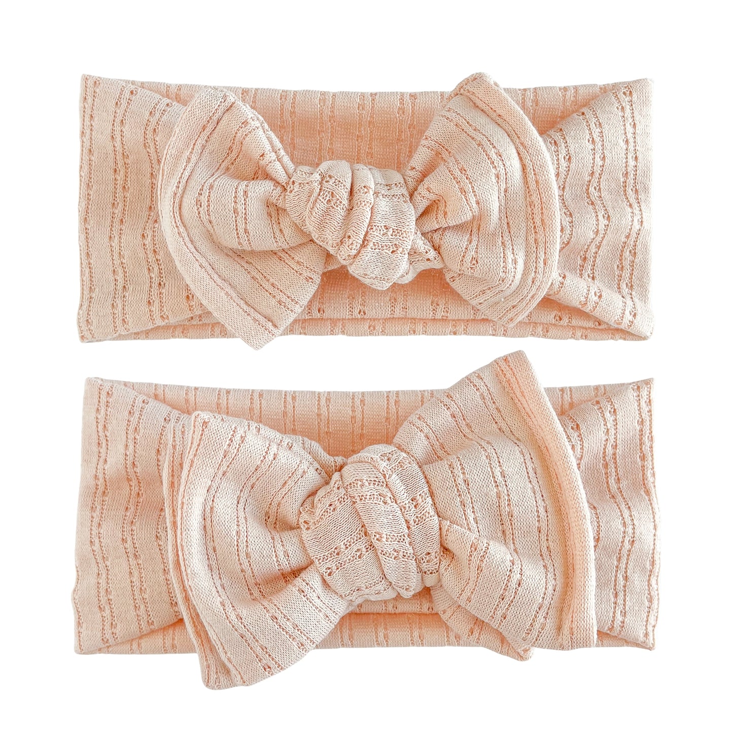 Blush Pointelle Baby Headband