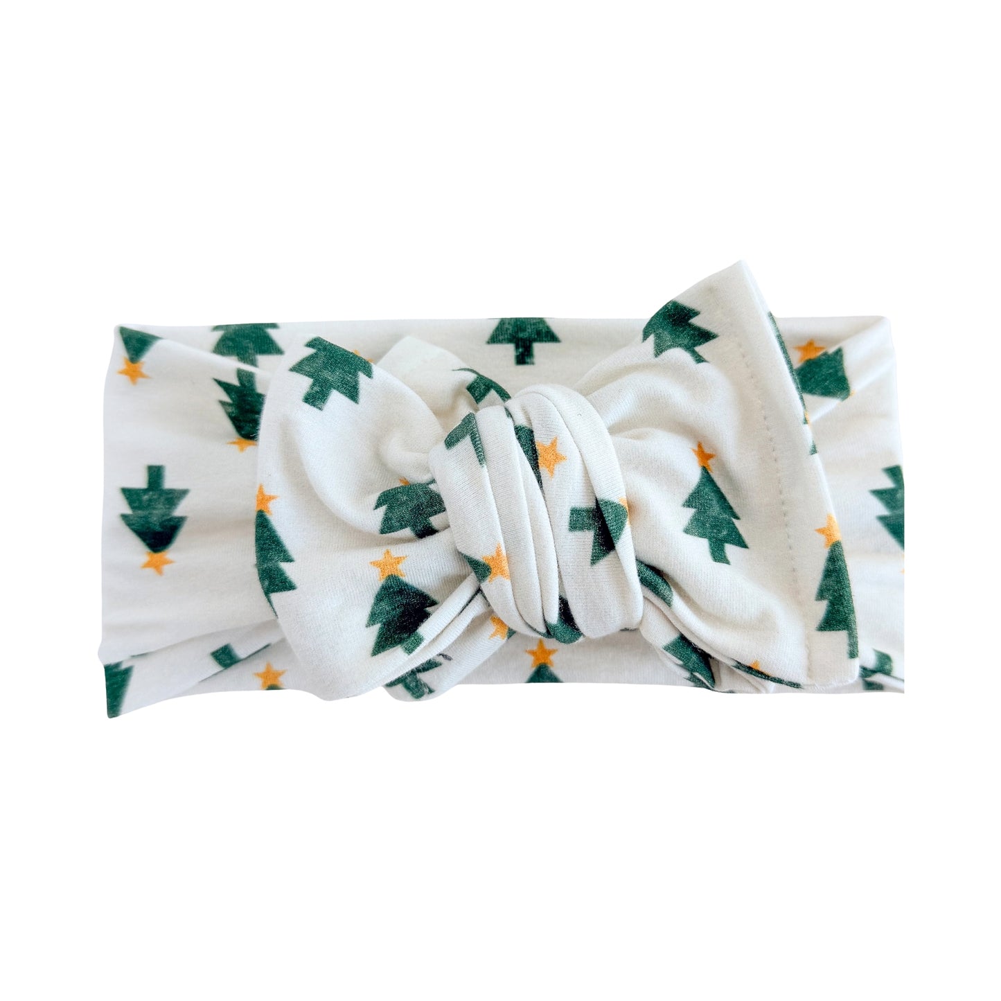 Twinkle π Trees | Holiday Cotton Baby Headband (Small Print)