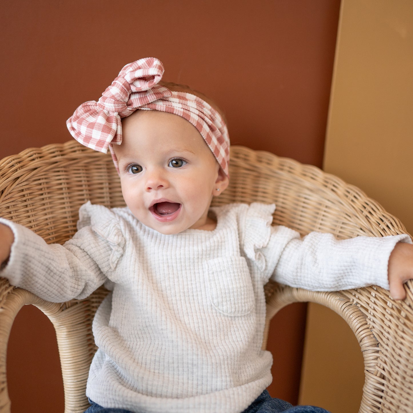 Autumn Gingham Bow Bundle