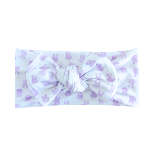 Little Lavender Bunnies | Pastel Easter Baby Headband
