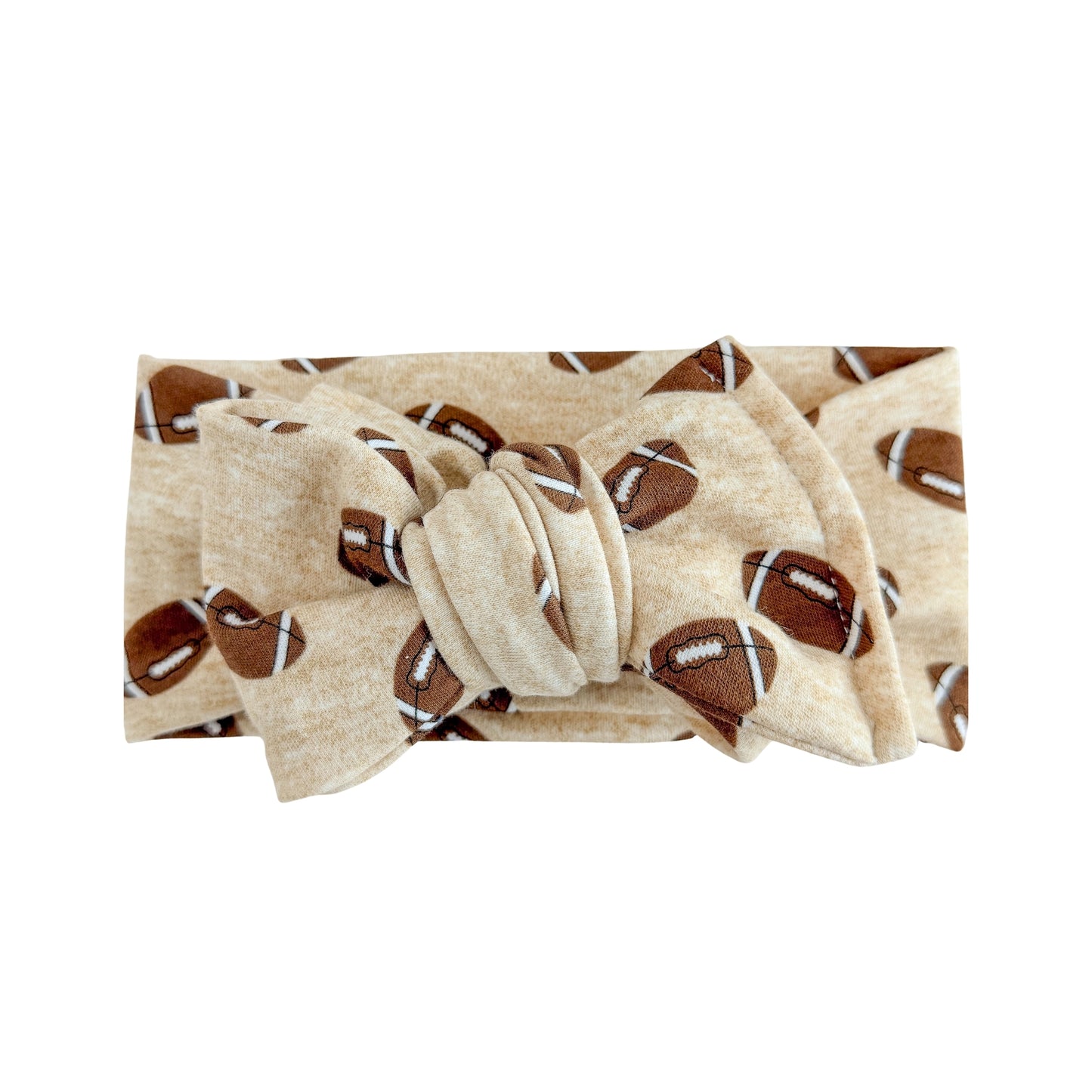 Football Print Cotton Jersey Baby Headband