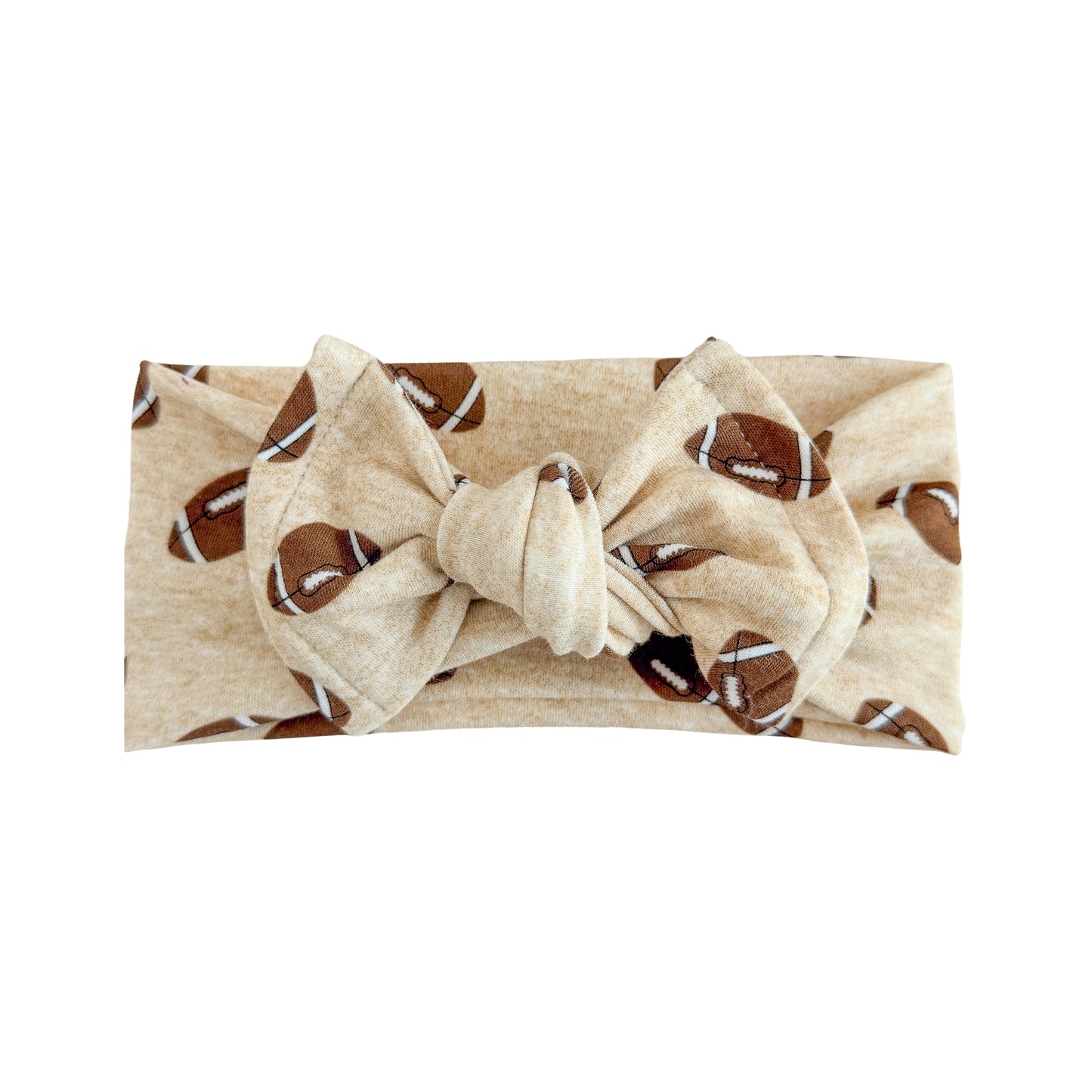 Football Print Cotton Jersey Baby Headband