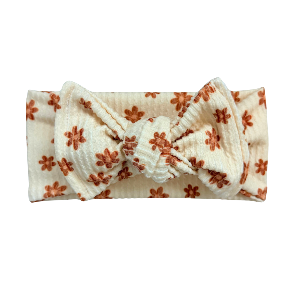 Harvest Floral Chunky Ribbed Top Knot