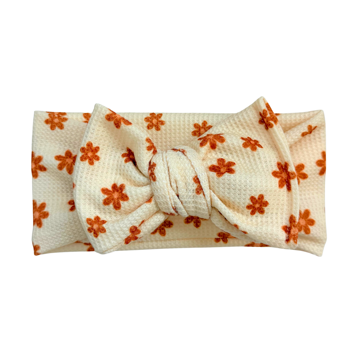 Harvest Floral Waffle Baby Headband