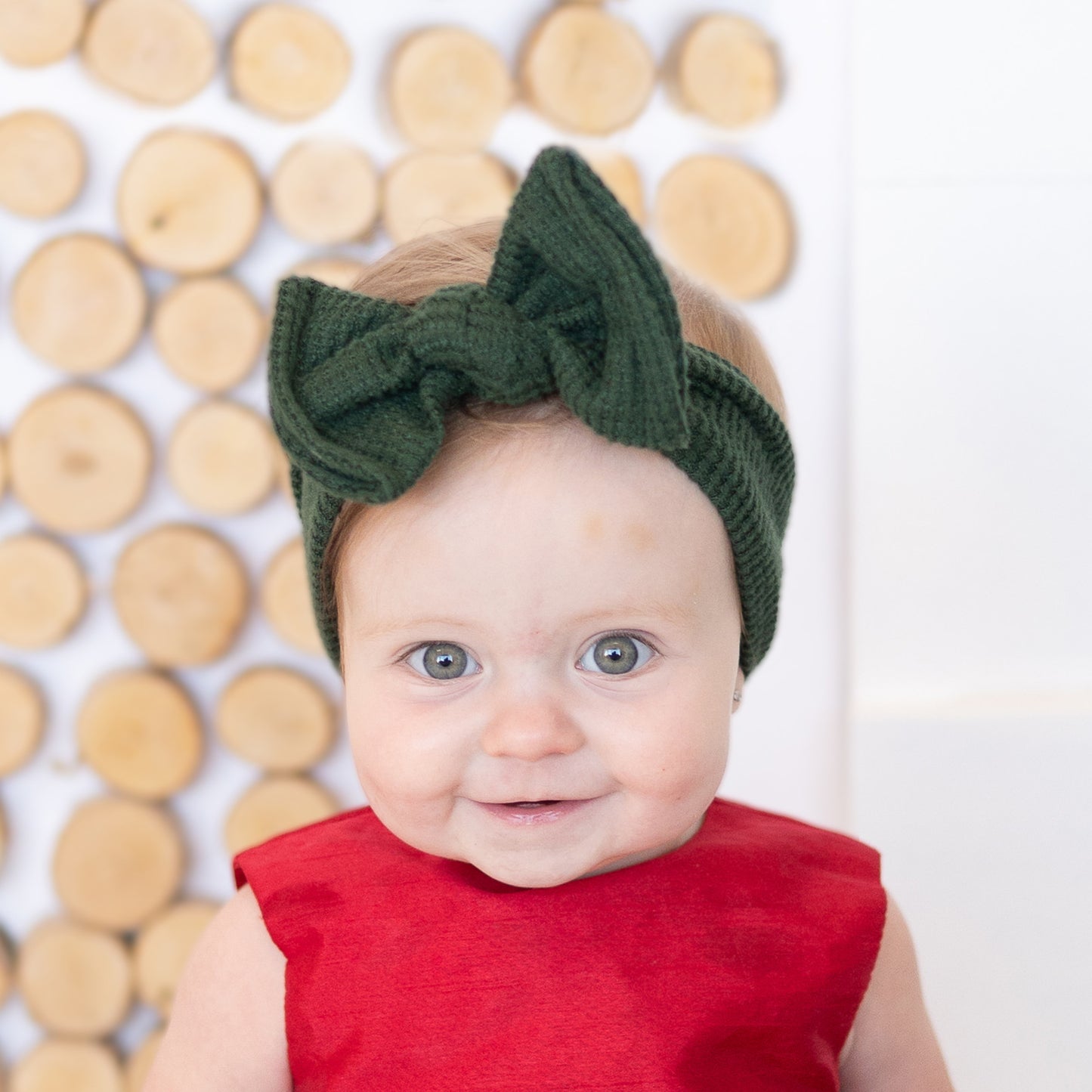 Classic Christmas | Solid Baby Bow Bundle (Brushed Waffle Basics)