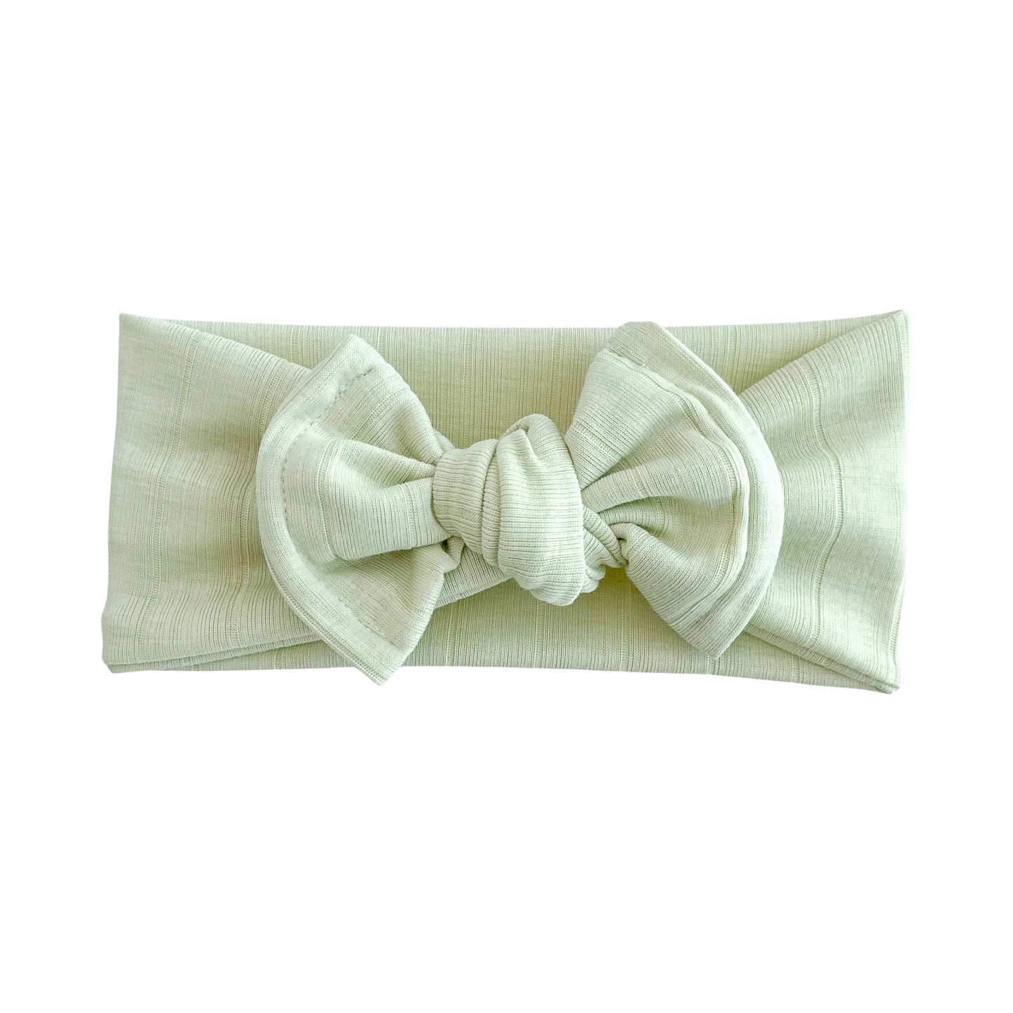 Lime Green Wide Ribbed Baby Headband