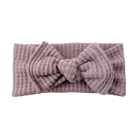 Mauve | Soft Honeycomb Baby Headband
