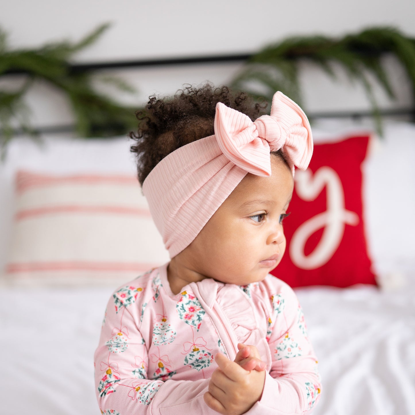 Sunset Basics (Pink + Yellow) | Ribbed Baby Bow Bundle