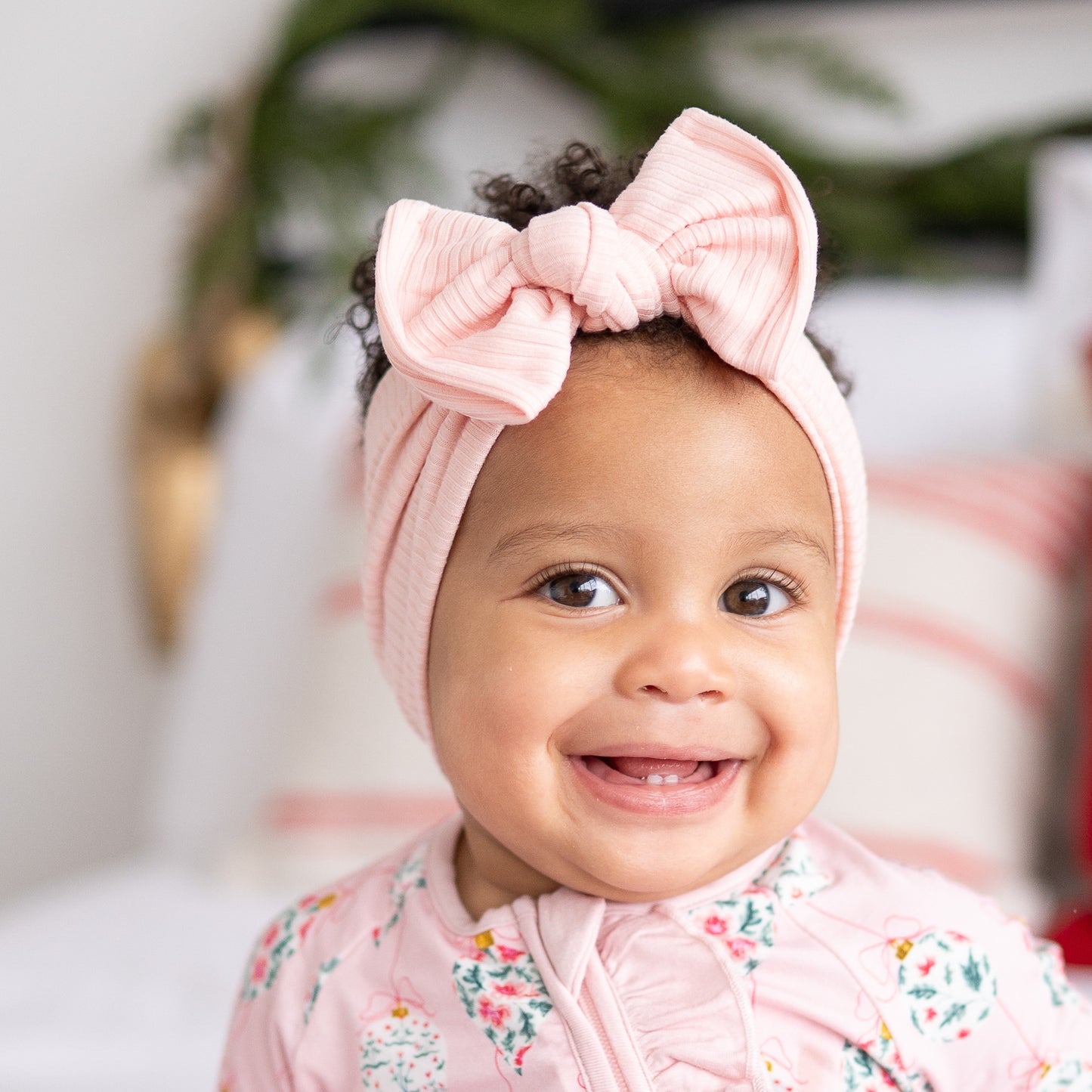 Sunset Basics (Pink + Yellow) | Ribbed Baby Bow Bundle