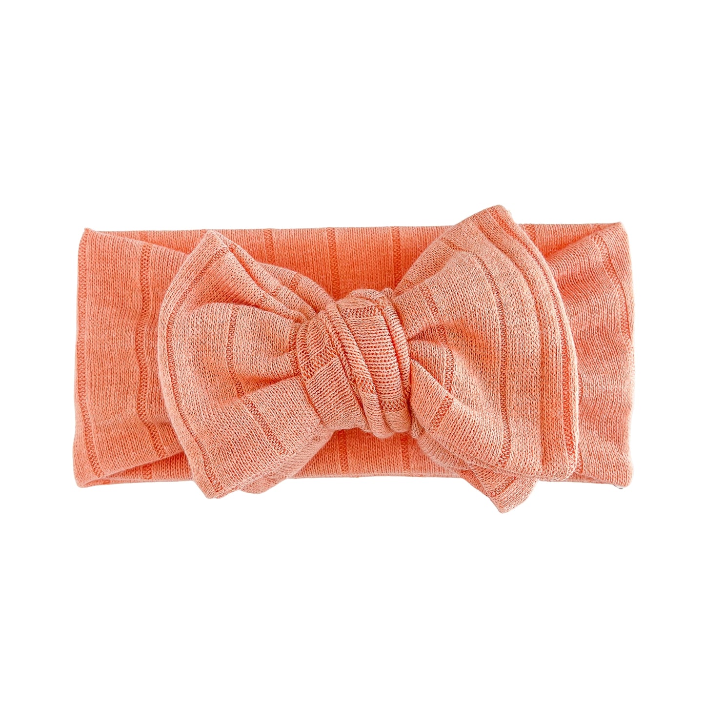 Orange Sweater Wide Ribbed Baby Headband