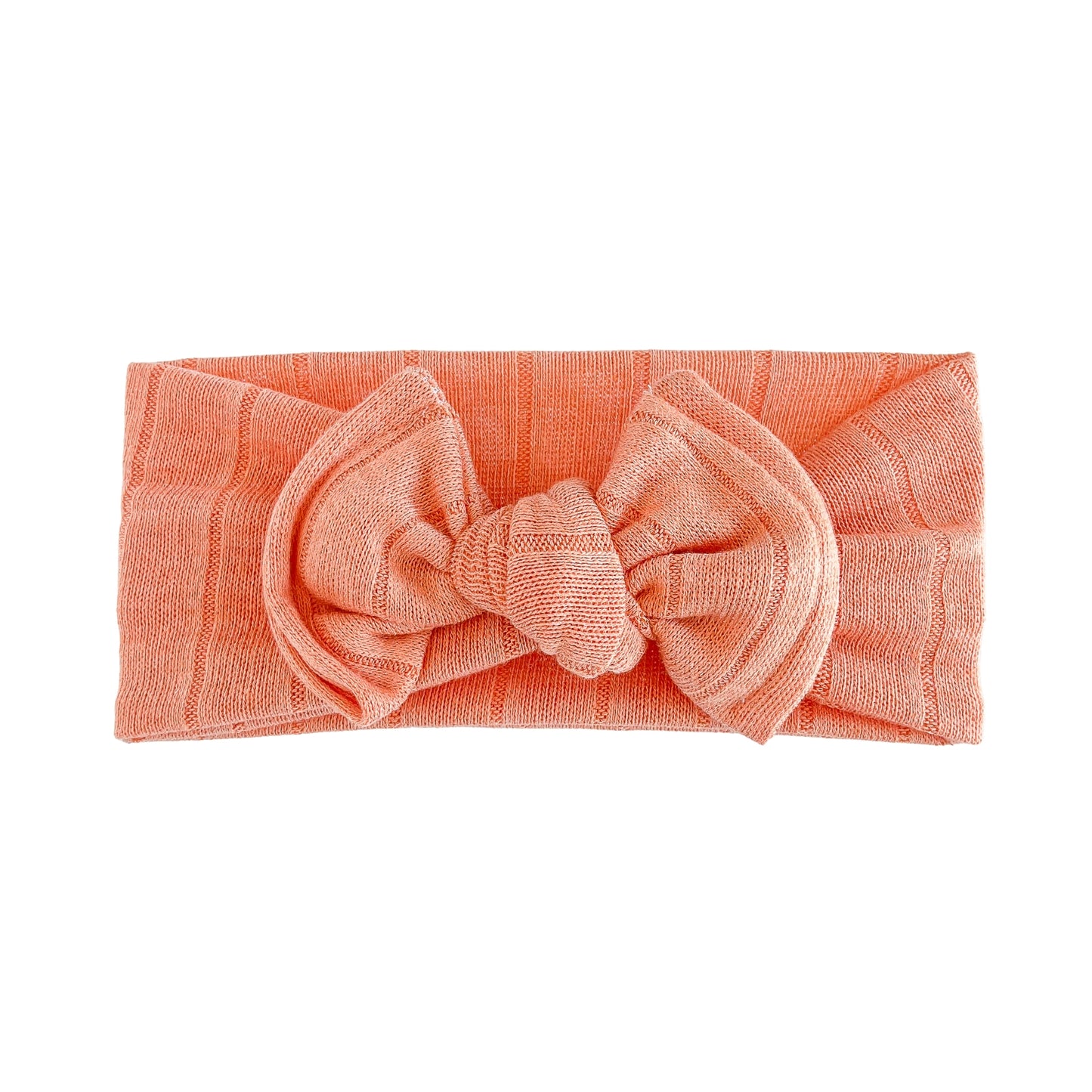 Orange Sweater Wide Ribbed Baby Headband