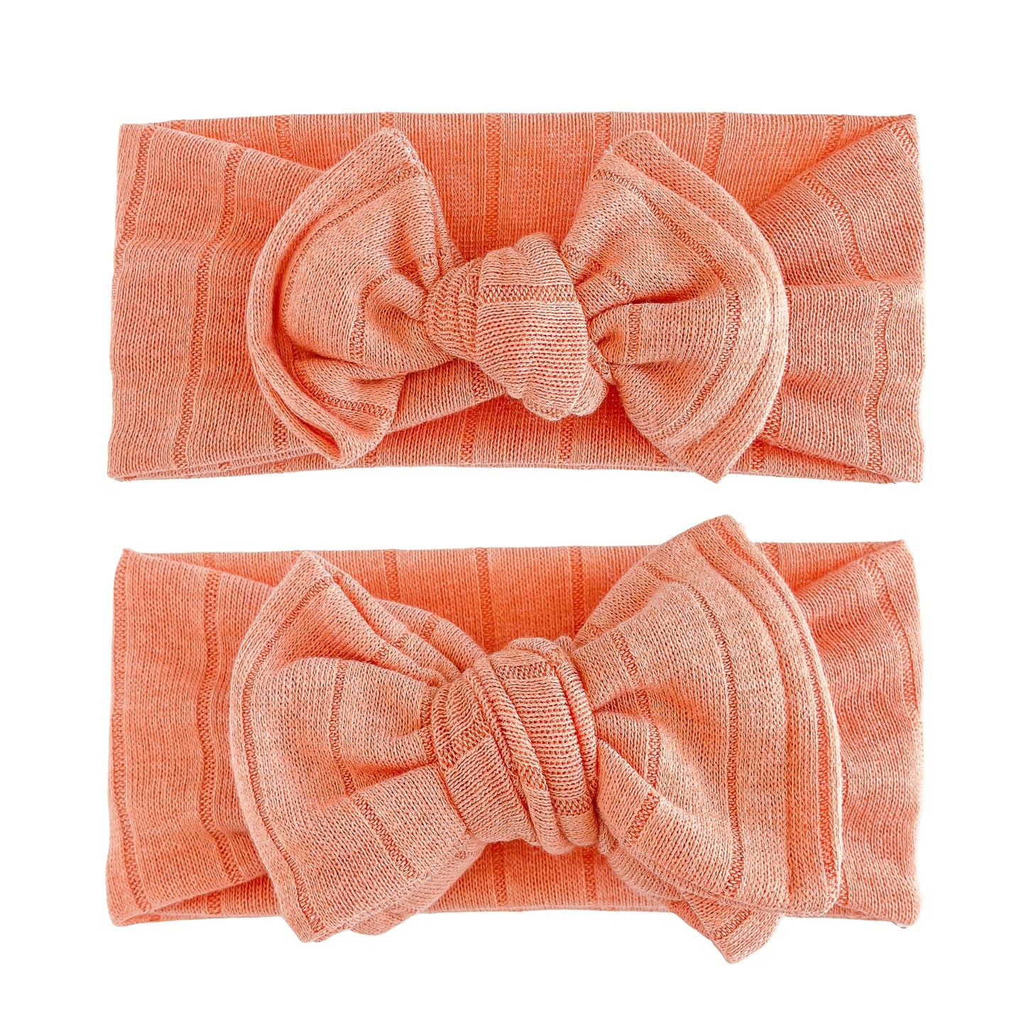 Orange Sweater Wide Ribbed Baby Headband