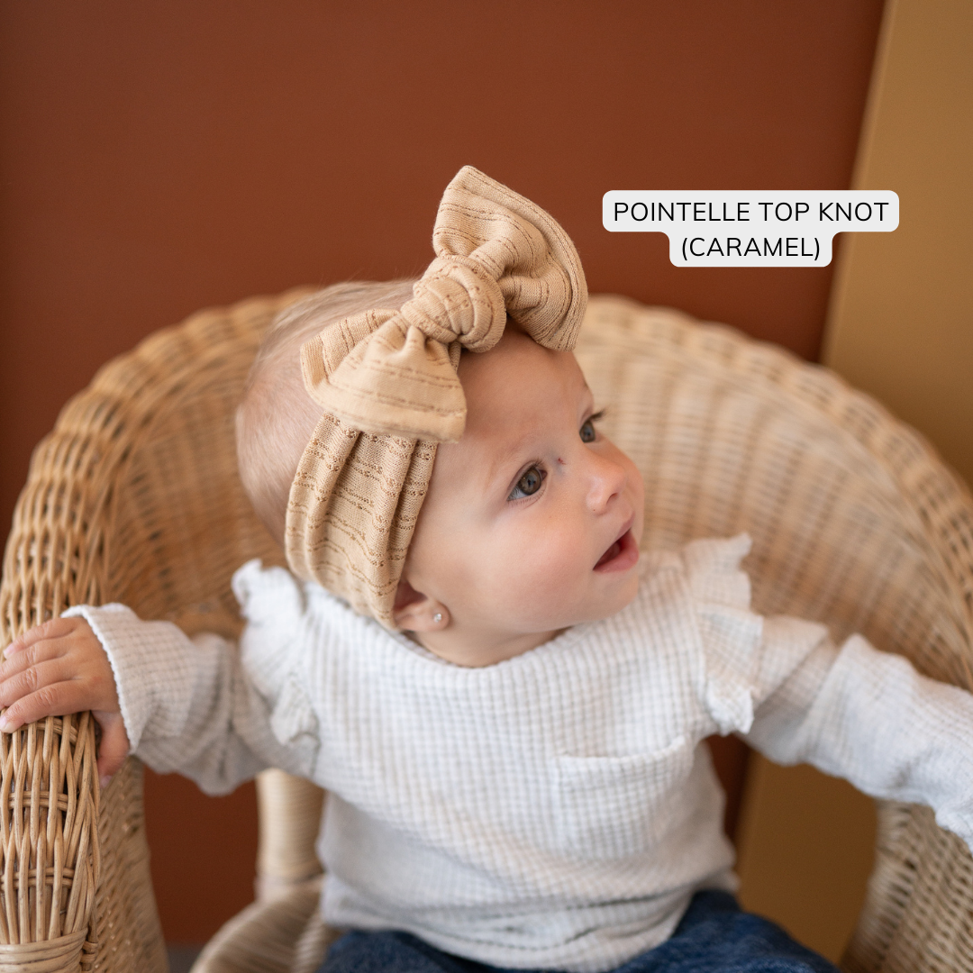 Blush Pointelle Baby Headband