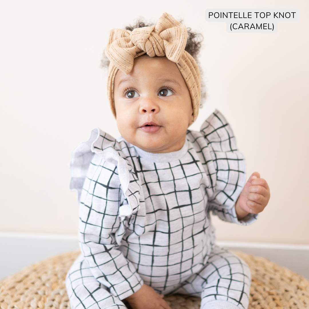 Blush Pointelle Baby Headband