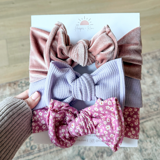 Pretty Little Florals | Spring Baby Bow Bundle