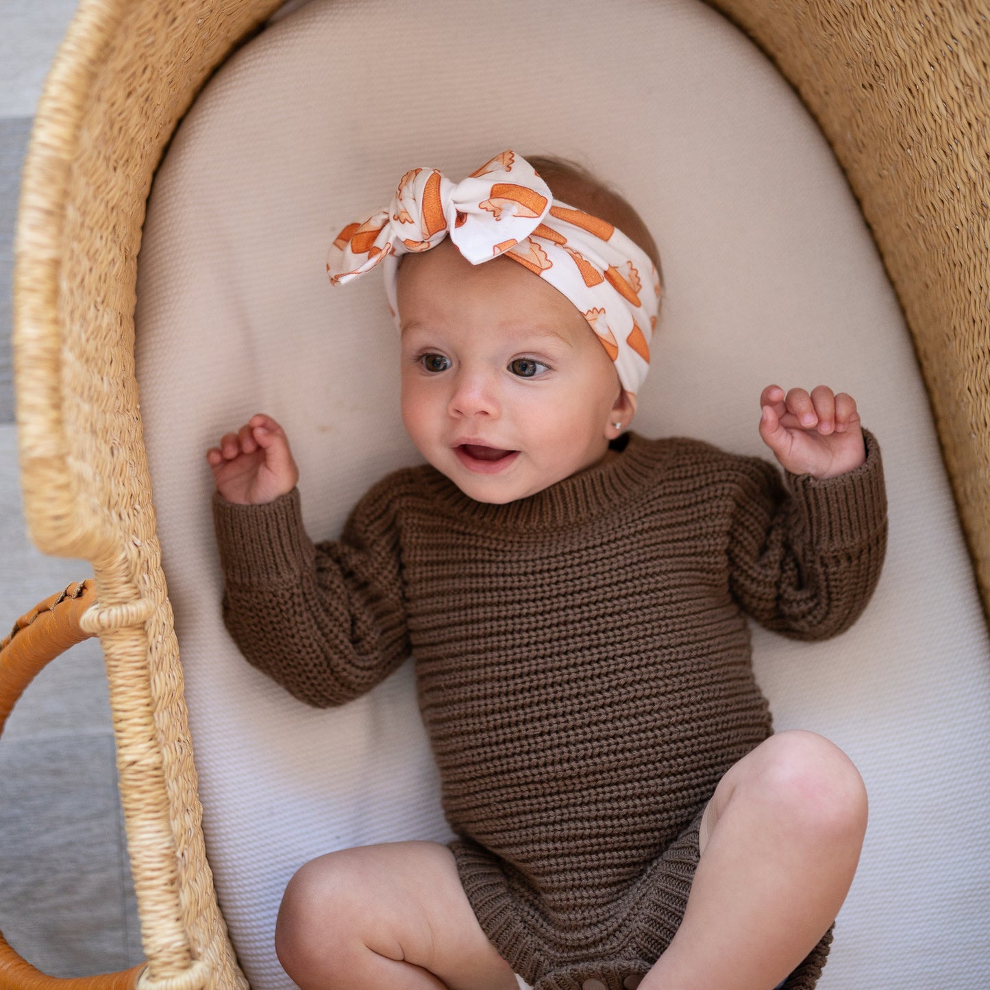 Pumpkin Pie Baby Headband (3 Colors)