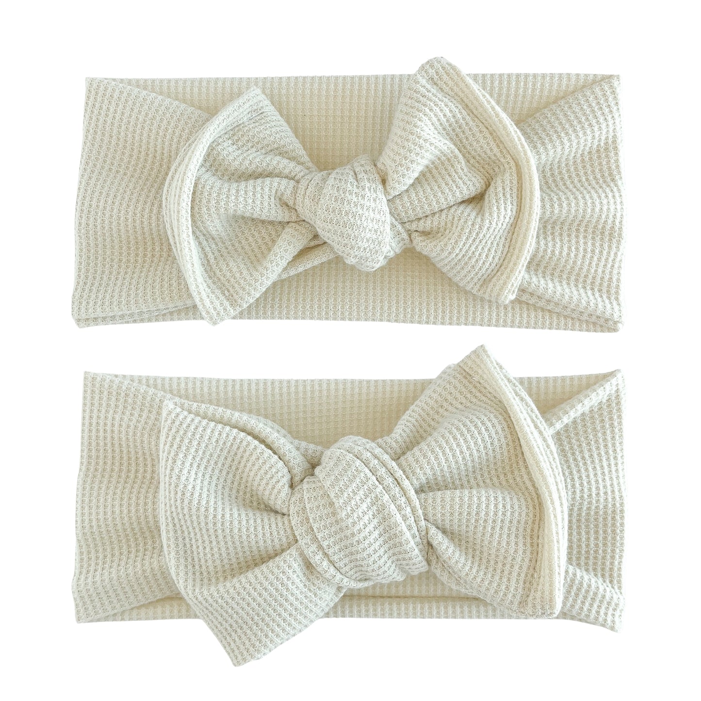 Holiday Classics | Waffle Baby Bow Bundle (Festive + Everyday Neutrals)