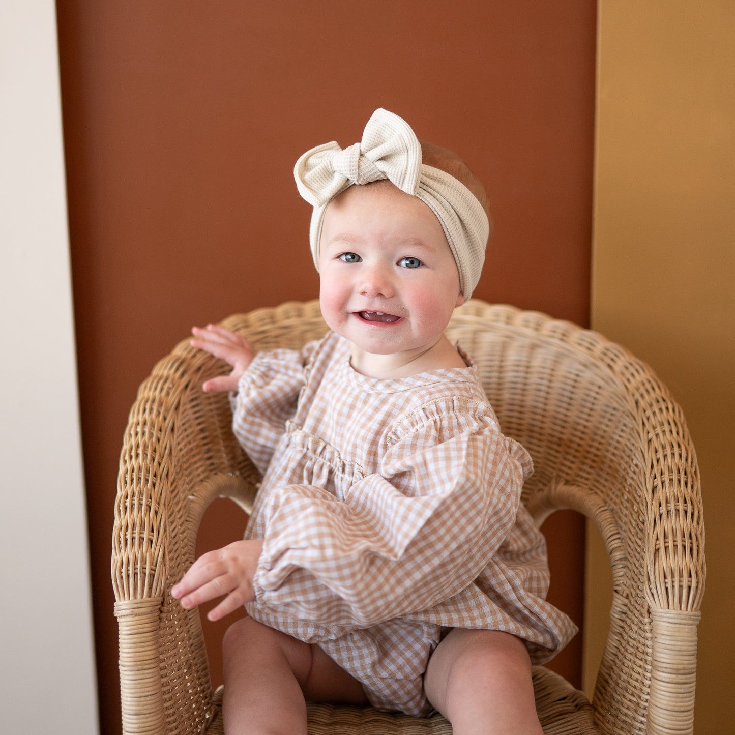 Brown Daisies | Fall Baby Bow Bundle