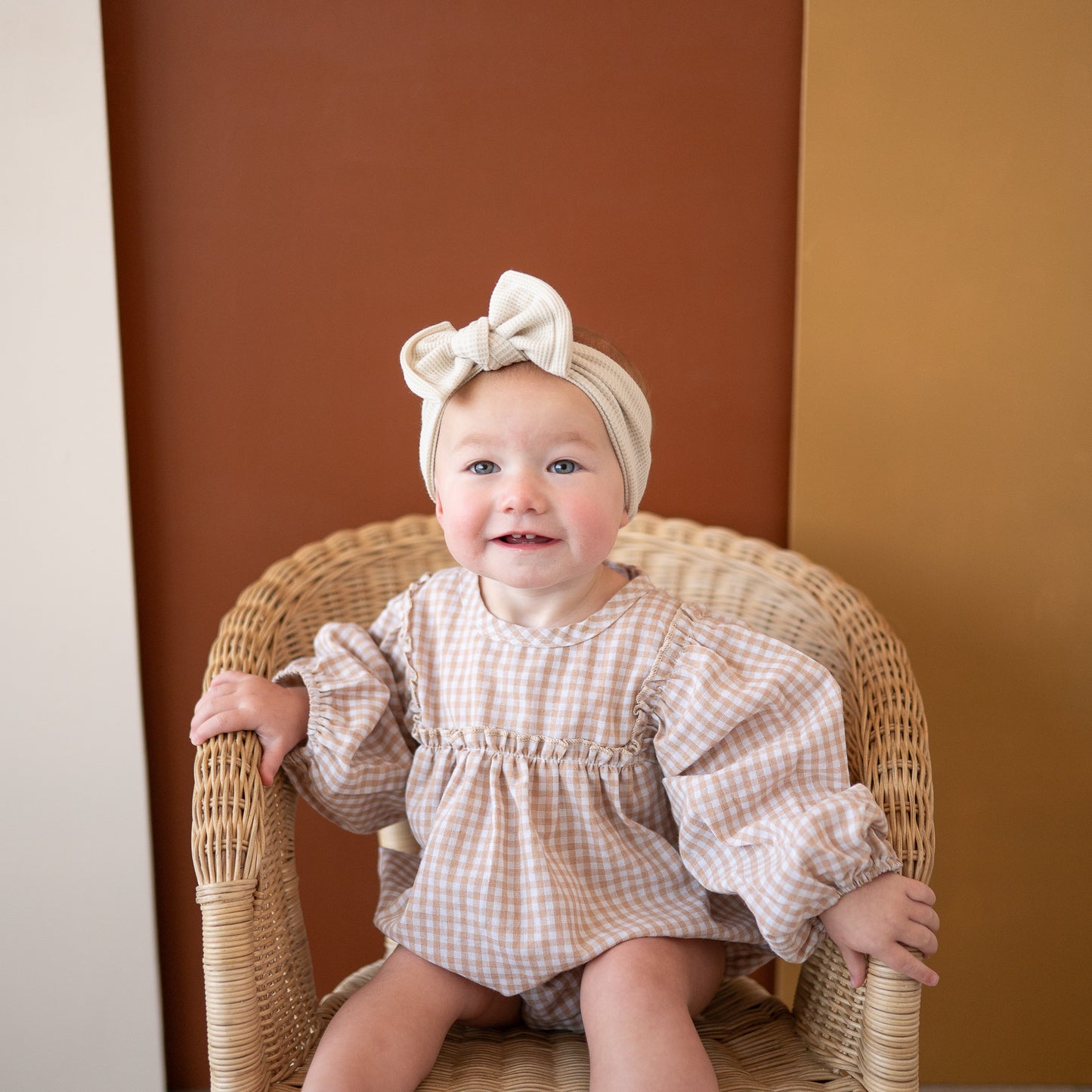 Brown Daisies | Fall Baby Bow Bundle