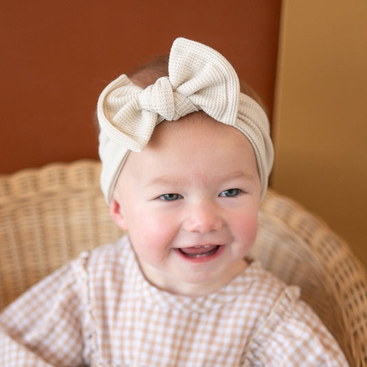 Autumn Solid Basics | Waffle Baby Bow Bundle