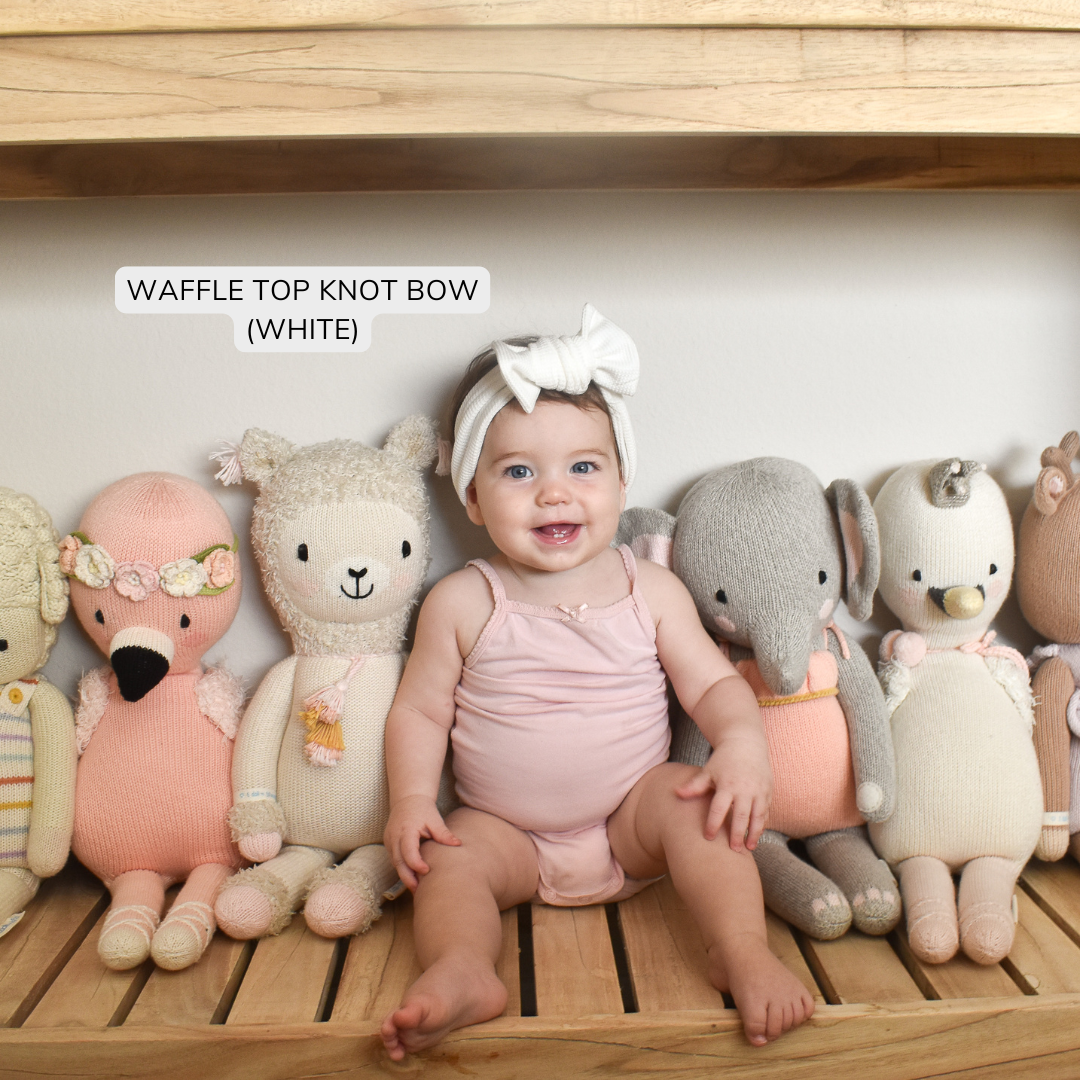 Holiday Classics | Waffle Baby Bow Bundle (Festive + Everyday Neutrals)