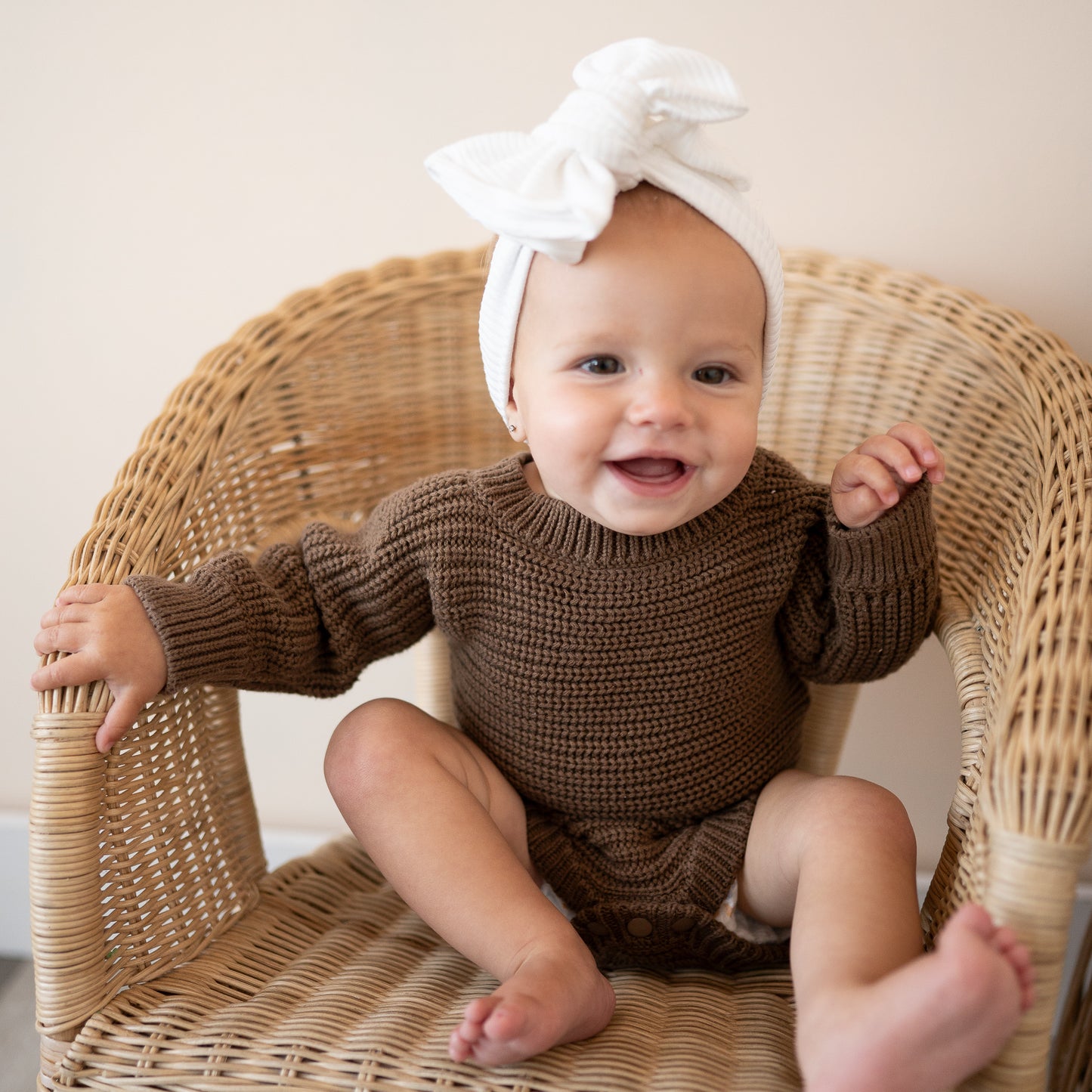Ribbed Basics Bow Bundle | White, Sand & Black